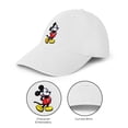 thumbnail image 2 of Gorra de béisbol blanca ajustable con diseño de Mickey Mouse de Hat Disney, 2 of 5