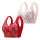 thumbnail image 1 of Gibobby Brasier mujer busto Chaleco de pecho envuelto en la espalda de encaje para mujer, 2 piezas, sin anillo de, copa fija, de pecho grande, colección pequeña(Rojo,G), 1 of 4