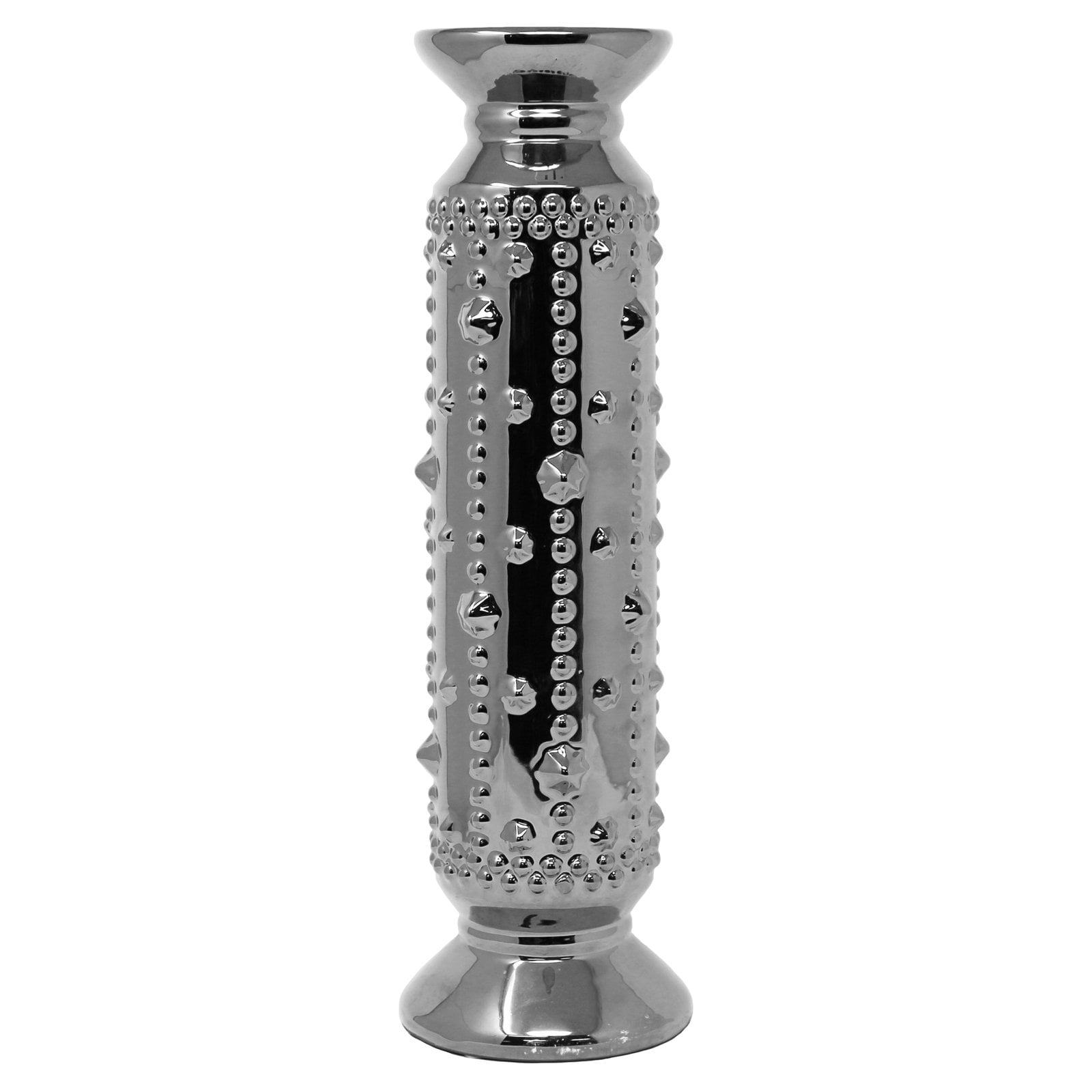 SageBrook Home Metallic Spike Pillar Candle Holder