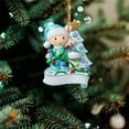 thumbnail image 3 of Ziurtnc 2024 Personalized Baby's First Christmas Ornament Resin Baby Boy/Girl Christmas Tree Hanging Ornament Custom Baby Name Keepsake for Home Decor, 3 of 7