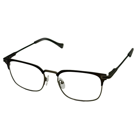 Lucky Brand Dark Gunmetal Soft Rectangle Metal Frame D307 52mm