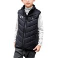 thumbnail image 6 of Odeerbi Kids Boys Girls Heated Vest Kids Puffer Vest Children USB Intelligent Constant Temperature 2 Areas Heated Jacket Solid Color Plus Size Winter Coat Black 8-9 Years, 6 of 6