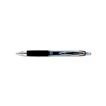 uni-ball 61255 signo gel 207 roller ball retractable gel pen black ink micro fine dozen