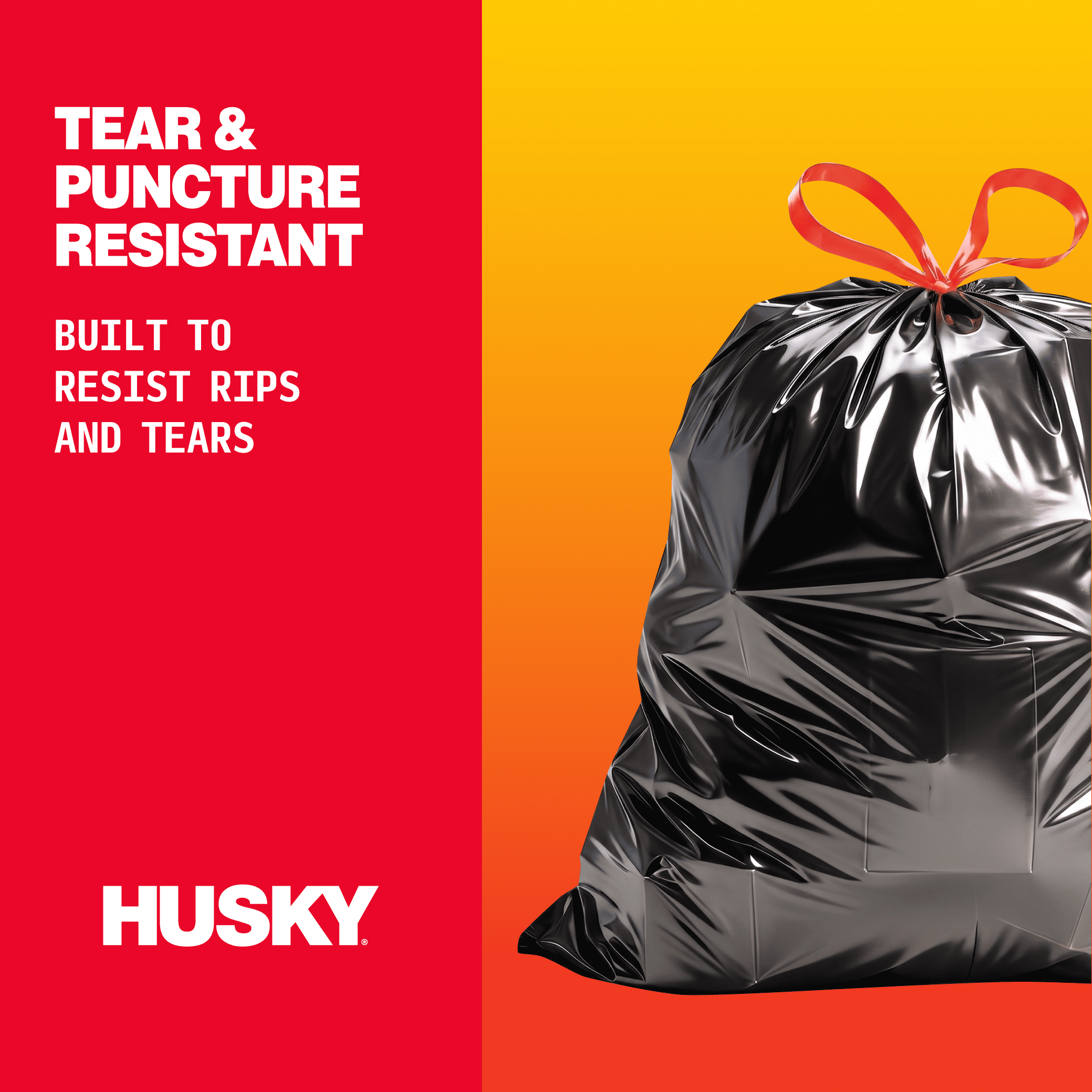 (2 pack) Husky 30 Gallon Large Drawstring Trash Bags, 80 Bags