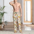 thumbnail image 6 of Fotbe Animals Forest Men's Pajama Pants,Sleepwear Pants,Pj Bottoms Drawstring And Pockets-Medium, 6 of 7