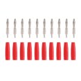 thumbnail image 1 of 4mm Banana Plug DIY Male Connector Adapter - 10 Pack, 1 of 22