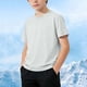 thumbnail image 1 of Blusas y camisas de manga corta con cuello redondo para niños, camiseta de manga corta con cuello redondo de color liso, top grande transpirable para deportes al aire libre para niñas, top de poliéste, 1 of 7