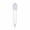 Transparent, variant on Silicone Lip Brush for Sequins Double Head Lip Stick Spoon Flash Lip Applicator Reusable Cosmetic Tool for Home Salon Travel
