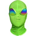 thumbnail image 1 of Máscara de extraterrestre YONGSHENG Máscara de Halloween para adultos y niños verde, 1 of 5