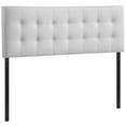 thumbnail image 2 of BSD National Supplies Heritage Stylish White Upholstered Queen Size Headboard, 2 of 5