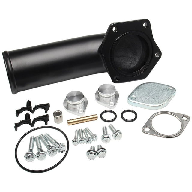 Tubo de codo de admisión/accesorios/piezas de eliminación de válvula Egr/conector de manguera Powerstroke de alto flujo 6.4L 2008-2010 Kit de válvula Soledad Tubo de codo de admisión