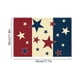thumbnail image 3 of Mantel individual de lino patriótico para decoraciones del 4 de julio, Día de los Caídos y Día de los Veteranos, Mantel impermeable y reutilizable para fiestas al aire libre en interiores, 3 of 6
