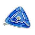 thumbnail image 2 of Graflsoa KKmoon Blue Triangle Pool Vacuum Head with Transparent Base and Brushes, Model K-1030, 11-Inch Wide for Efficient Pool Cleaning, Fits 1.25-Inch or 1.5-Inch Hoses/Poles, 2 of 7