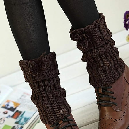 

Tejiojio Winter Socks Clearance Lady Adult Leg Sets Pile Of Socks Autumn And Winter Keep Warm Wool Sock Knitting Foot Cover