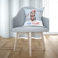thumbnail image 3 of Hello Winter Miniature American Shepherd Smiling in Red Scarf Hat Welcome Christmas Pillow Cushion Double Sided MAS Dog Lover Gifts Throw Pillow - 00017, 3 of 4