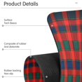 thumbnail image 4 of Yayeee Faucet Mat for Kitchen Sink 14.7" Diatomite Long Splash Guard Pad, Red and Blue Pattern, 2 Pack, 4 of 7