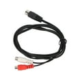 thumbnail image 1 of Cable Adaptador ANGGREK DIN 5PIN A 2RCA Resistente A Tirones De PVC 4.9 Pies, 1 of 8