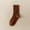 Coffee, variant on Hoshose Spring and Summer Thin Socks for Men Women Cozy Fashion Breathable Cotton Middle Tube Socks Size 7-12