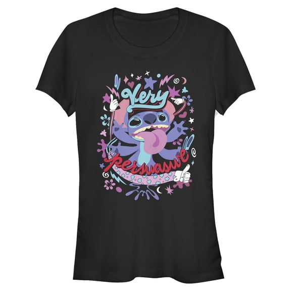 Juniors Lilo & Stitch Very Persuasive T Shirt