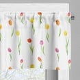 thumbnail image 5 of Ambesonne Colorful Valance & Curtain, Country Tulips, 55"x45", Multicolor, 5 of 6