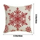 thumbnail image 3 of Fundas de Cojín Navideñas de 45X45 Cm con Estampado de Copos de Nieve y Ciervos En Rojo y Blanco. Fundas Decorativas para Cojines Decorativos Del Hogar, Sofá, Cama o Coche., 3 of 6