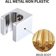 thumbnail image 3 of Brass Handheld Shower Head Holder Wall Mount For Bathroom Or Toilet Handheld Bidet Sprayer Wand Chrome, 3 of 3