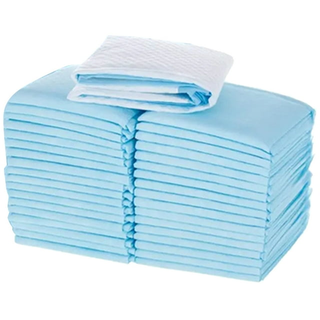 PTOOTP 50 piezas Almohadillas absorbentes para perros Almohadillas de entrenamiento para cachorros Pañales para perros Almohadillas gruesas para mascotas