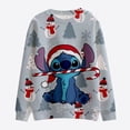 thumbnail image 4 of Disney-Sudadera de manga larga con cuello redondo para mujer, suéter informal con estampado de Stitch y Mickey Minnie, estilo Harajuku, Y2K, Feliz Navidad, novedad, 4 of 4