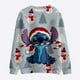 thumbnail image 1 of Disney-Sudadera de manga larga con cuello redondo para mujer, suéter informal con estampado de Stitch y Mickey Minnie, estilo Harajuku, Y2K, Feliz Navidad, novedad, 1 of 4
