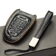 thumbnail image 5 of Vitodeco Genuine Leather Smart Key Fob Case Cover Compatible with Hyundai IONIQ 5, IONIQ 2022 - 2024 (8-Button, Black), 5 of 6