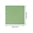 thumbnail image 2 of INSPIRE CHIC Men's Cotton Handkerchiefs Solid Color Pocket Square for Men Green One Size, 2 of 4