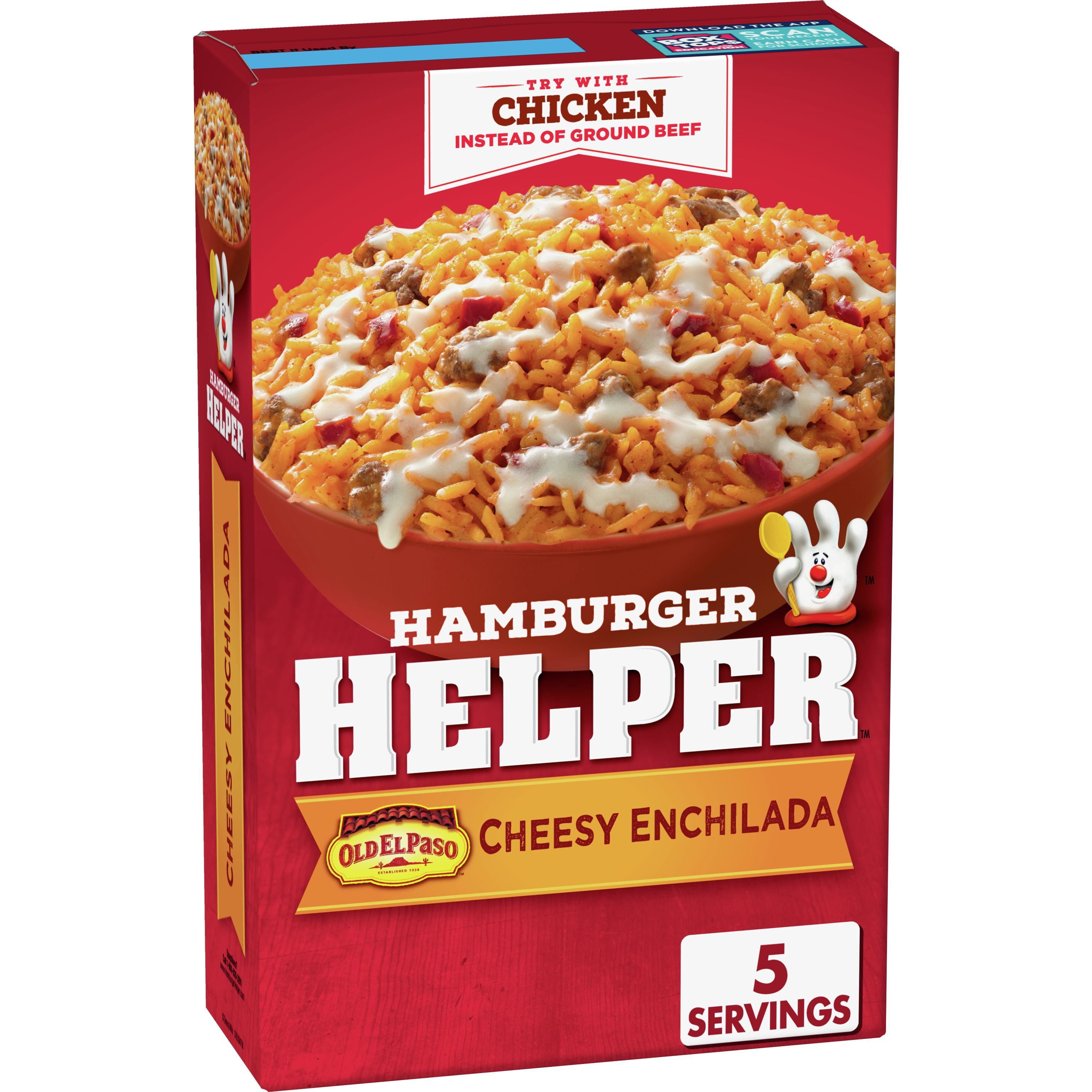 Hamburger Helper, Cheesy Enchilada, 7.5 oz box