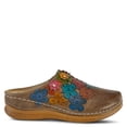 thumbnail image 5 of L’Artiste AUGI Hand-Painted Floral Leather Clog Wedge, 5 of 7