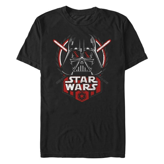 Men's Star Wars: A New Hope Vader Classic Logo  Graphic T-Shirt