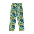 thumbnail image 5 of Fotbe Tropical Floral Men's Pajama Pants,Sleepwear Pants,Pj Bottoms Drawstring And Pockets-X-Large, 5 of 9
