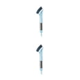 thumbnail image 4 of QualitChoice Assiettes Vaisselle Brosse avec 3 Têtes Brosses Distributeurs ABS en Acier Inoxydable Outils de Nettoyage Multifonctions Bleu 2Set, 4 of 6