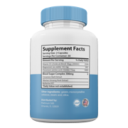 GLUCOTRUST Capsules, Glucotrust Blood Sugar Supplement, Gluco Trust Reviews Pills Maximum Edge Formula (1 Bottle)