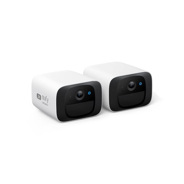 Cámara de seguridad eufy SoloCam C210 2K inalámbrica para exterior, paquete de 2