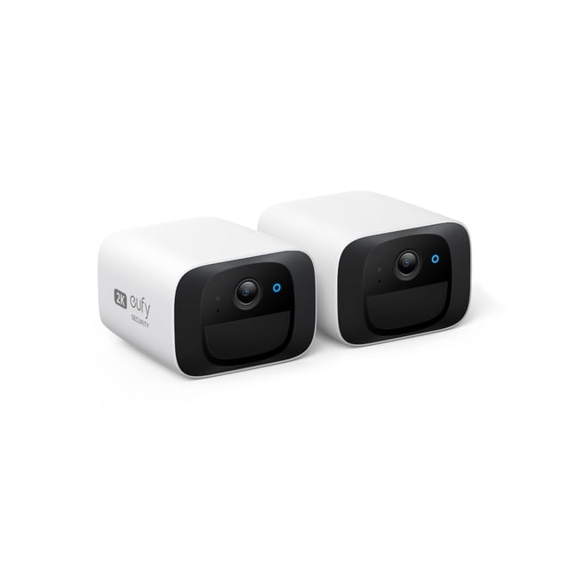 Cámara de seguridad eufy SoloCam C210 2K inalámbrica para exterior, paquete de 2