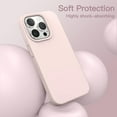 thumbnail image 4 of JETech Silicone Case for iPhone 15 Pro 6.1-Inch, Silky-Soft Touch Full-Body Protective Phone Case, Shockproof Cover (Light Pink), 4 of 6
