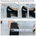 thumbnail image 5 of Uxcell 1pair Heel Repair Replacement 1.85"x1.85" High Chunky Heel DIY for Women Shoe, Black, 5 of 5