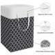 thumbnail image 3 of Cesta de lavandería con asa portátil impermeable, cesta de lavandería grande plegable de 75L, utilizada para máquina clasificadora de ropa de juguete, 3 of 6