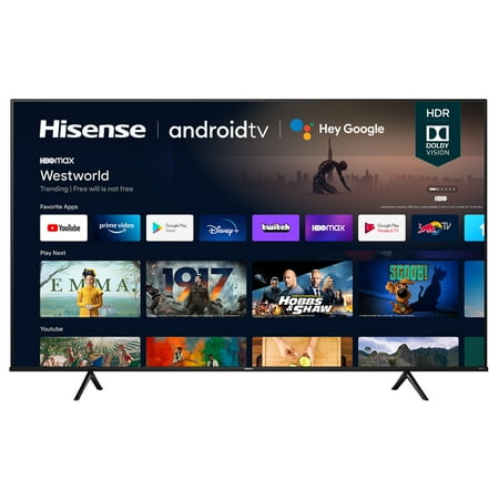 Must Have Hisense 75 Inch Class A6g Series Led 4k Uhd Smart Android Tv 75a6g From Hisense Accuweather Shop
