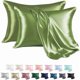 thumbnail image 1 of Chenchen Satin Pillowcase for Hair and Skin, Silk Satin Pillowcase 2 Pack, King Size Pillow Cases Set of 2, Silky Pillow Cover with Envelope Closure (20x36, Sage), 1 of 1