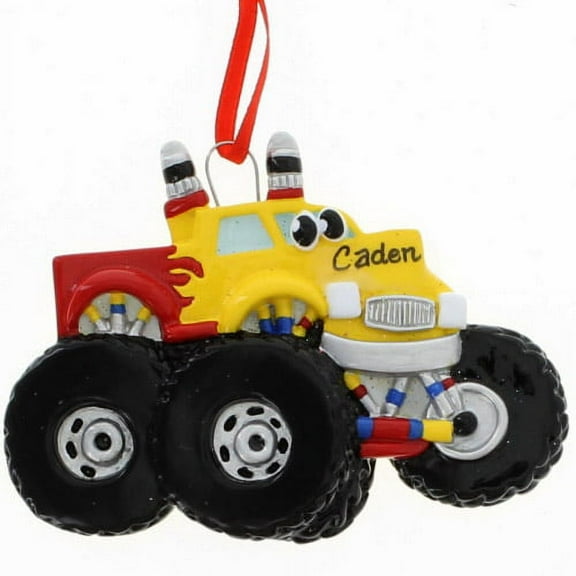 Monster Truck with Eyes Ornament