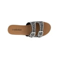 thumbnail image 2 of Olivia Miller Kayla Womens Rhinestone Slip on Slide Sandals, 2 of 3