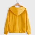 thumbnail image 5 of Gkeoshab Sweatshirt For Women Women's Breast Cancer Awareness Pullover Hoodie with Print, Soft Fleece Material for Comfortable Support and Casual Everyday Wear Yellow 3XL, 5 of 6