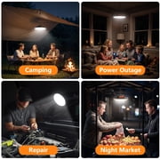8800mAh LED Camping Lantern Rechargeable, 6000LM Portable Tent Light with Magnetic Base & Hook, Power Bank Function, IPX5 Waterproof, Emergency Flood Light for Hurricane, Power Outages Car Repair