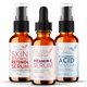 thumbnail image 1 of Paquete de sérum Eva Naturals antienvejecimiento con vitamina C, ácido hialurónico y retinol, 1 of 9