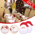 thumbnail image 1 of Juego de Cuchillos y Tenedores de Papá Noel, Bolsa de Vajilla Navideña, Decoración Navideña Reutilizable, Accesorio de Mesa Festivo, Decoración para Fiestas y Bodas, Tamaño 15 X 20 Cm, Juego, 1 of 2